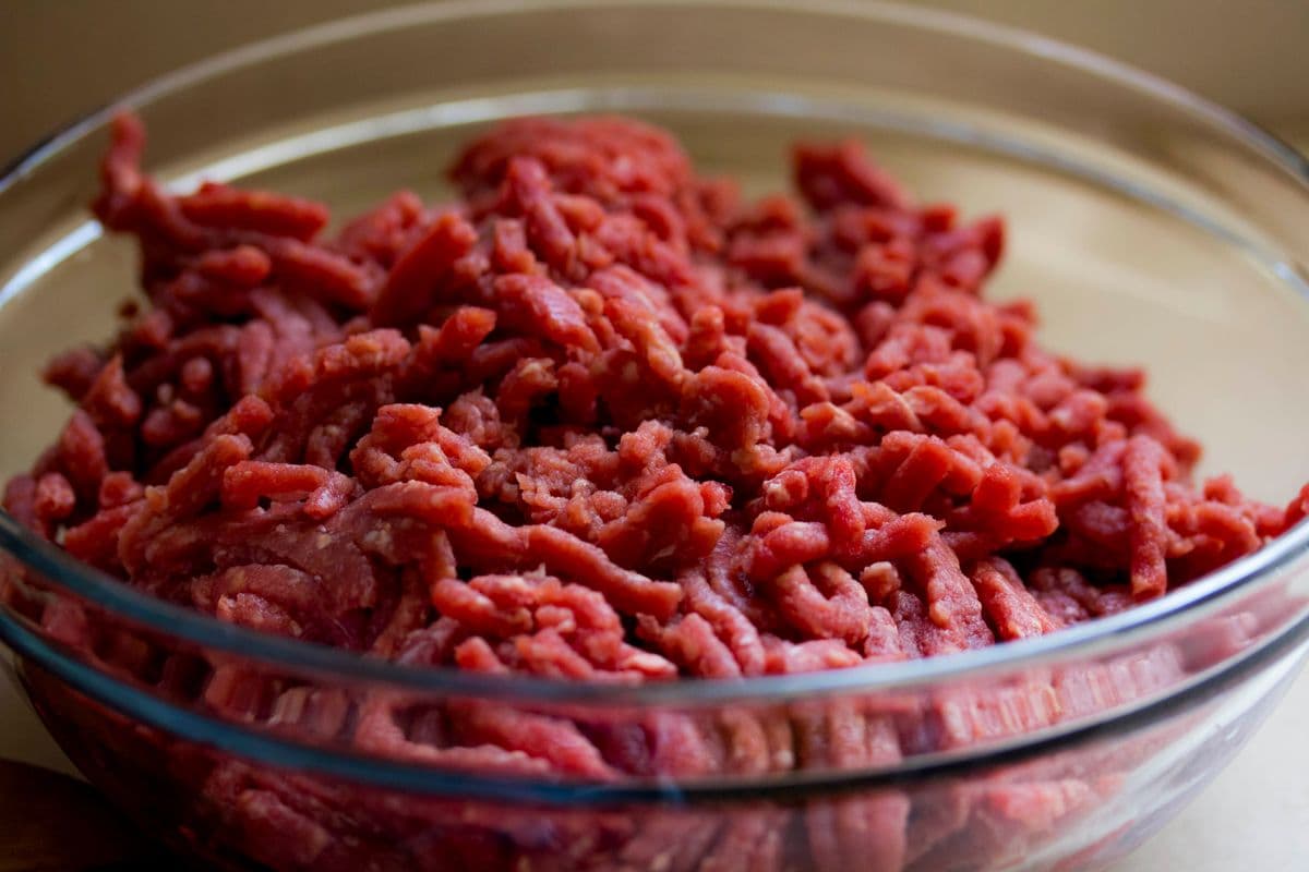 Carne picada de terna